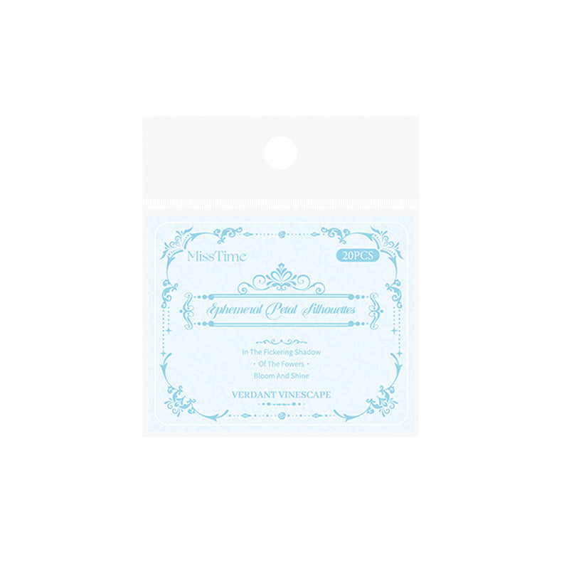 Relief Note Paper - Fuying Series, 20 Pcs - ViktaShop