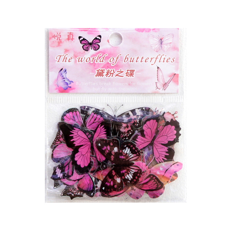 Butterfly Garden PET Sticker Pack, 6 Options - ViktaShop