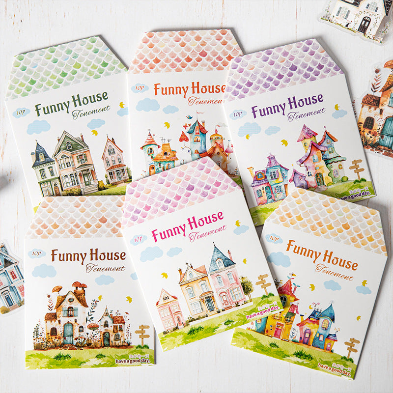 Fun House Series PET Stickers - ViktaShop