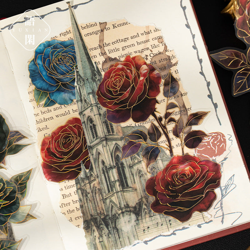 PET Flower Sticker Pack, 4 Options - ViktaShop