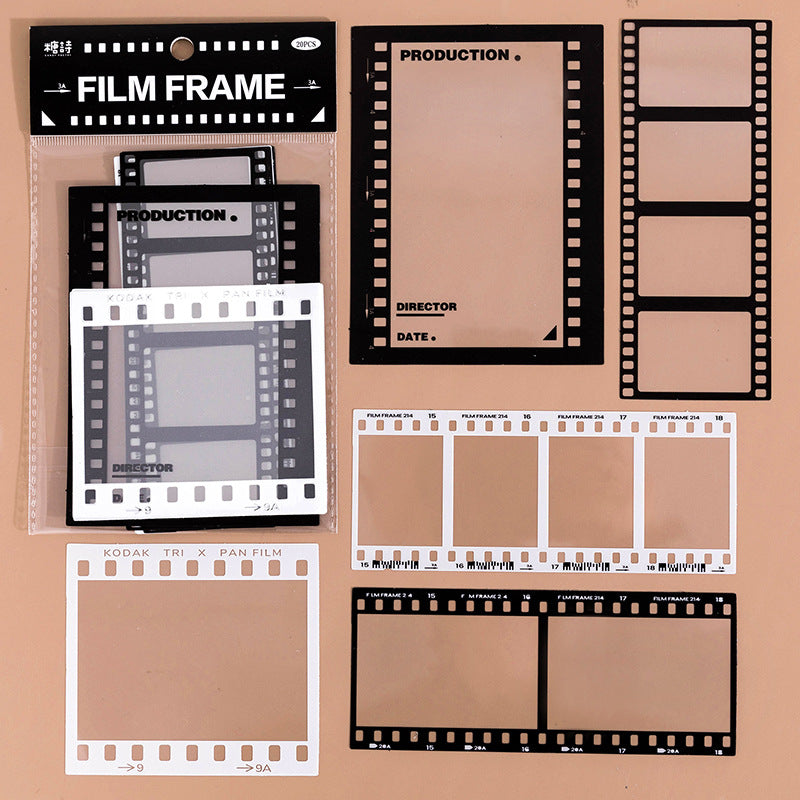 Retro Film PET Stickers - ViktaShop