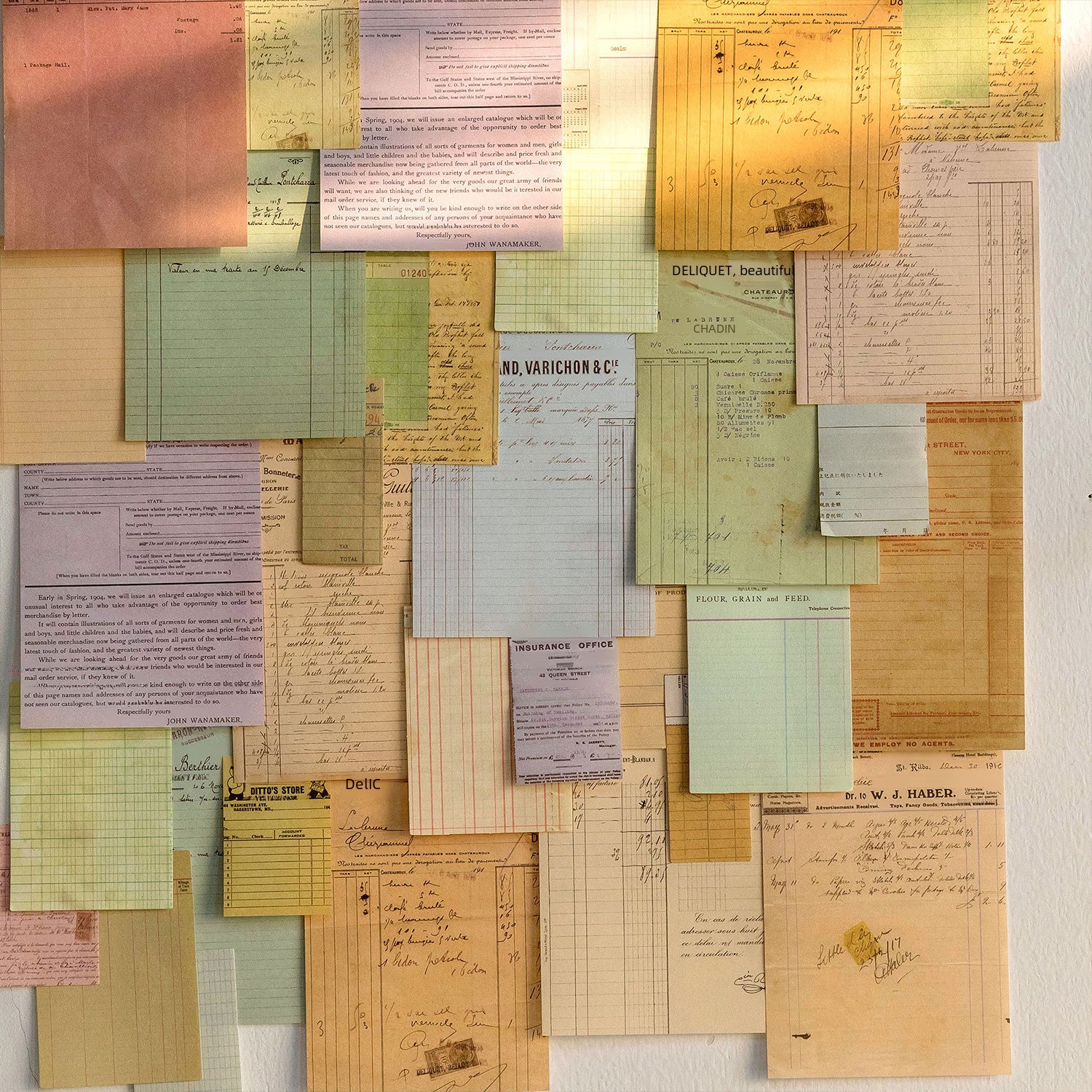 Vintage Retro Collection Material Craft Supplies - ViktaShop