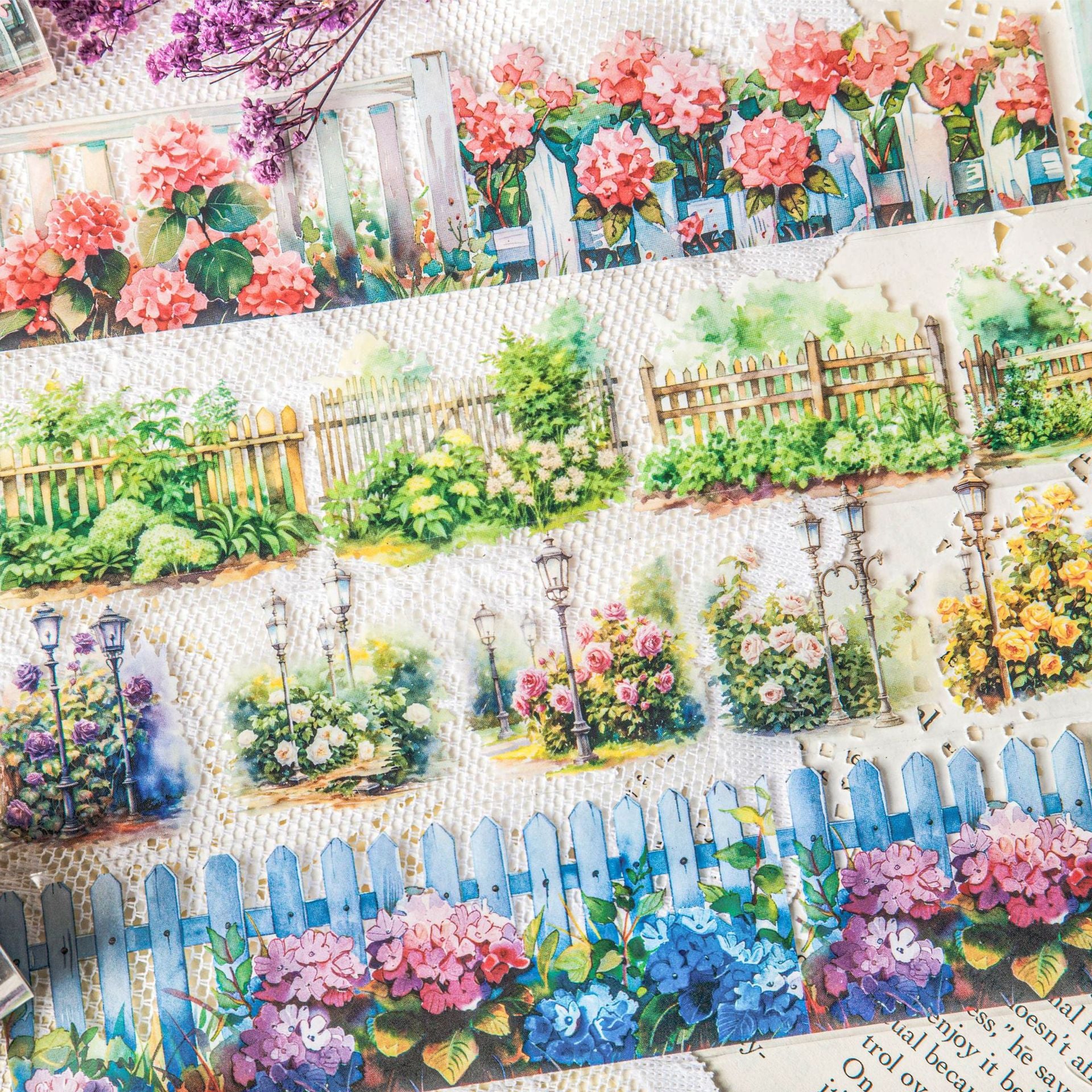 Fence Plant – PET Tape, Plant Theme Landscape, 2m - ViktaShop