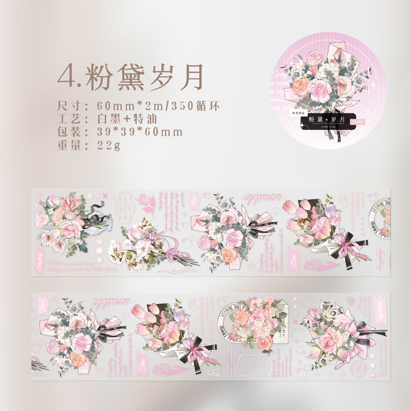 Twilight PET Stickers – Message & Flower Poem Series, 4 Options - ViktaShop