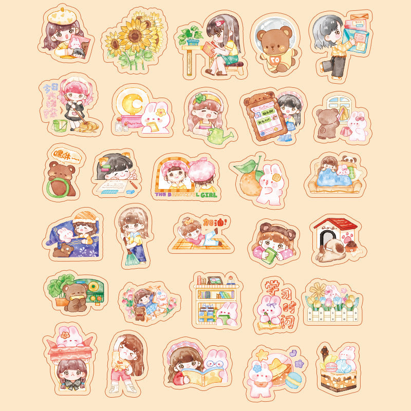 PET Sticker Bag - Shiny Series Cute Girl Theme - ViktaShop