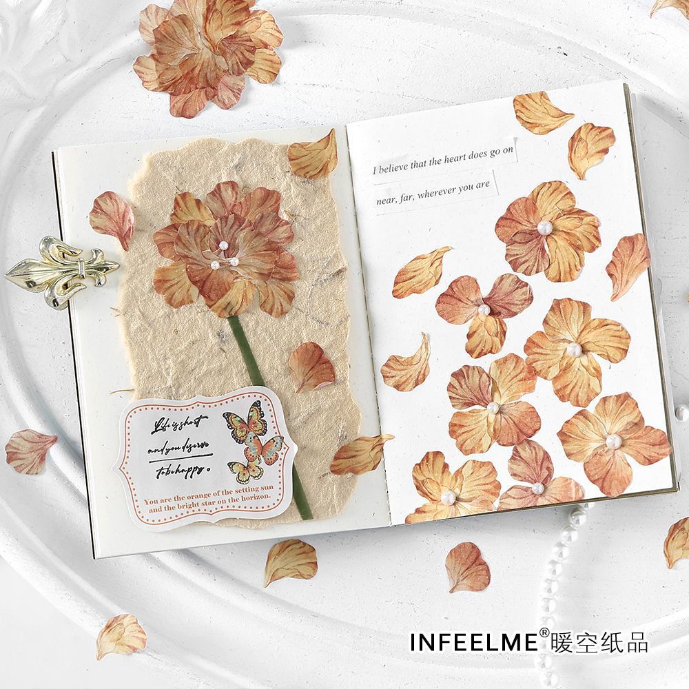 Flower Series – Theme PET Tape, 100 Pcs - ViktaShop