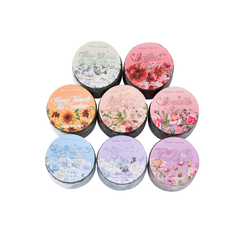 Sugar Poem Ice Crystal PET Special-Shaped Tape - ViktaShop