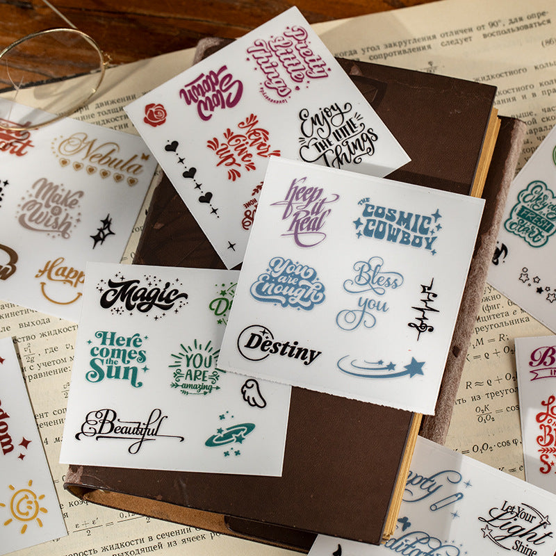 English Sonata Crystal Transfer Stickers - 4 Pcs - ViktaShop
