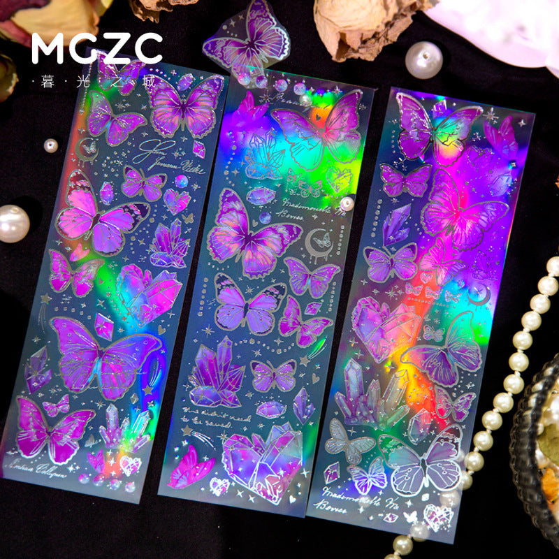 Twilight Broken Dream Butterfly Series Gilding Stickers - 4 Options - ViktaShop