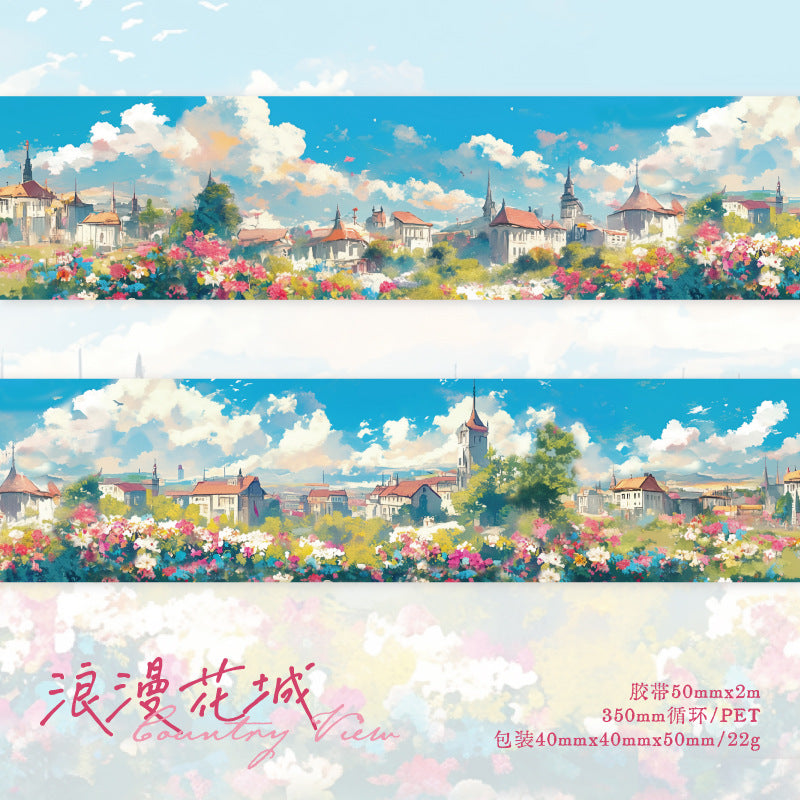 Travel Time Series – PET Tape, Travel Memory Landscape, 2m - ViktaShop