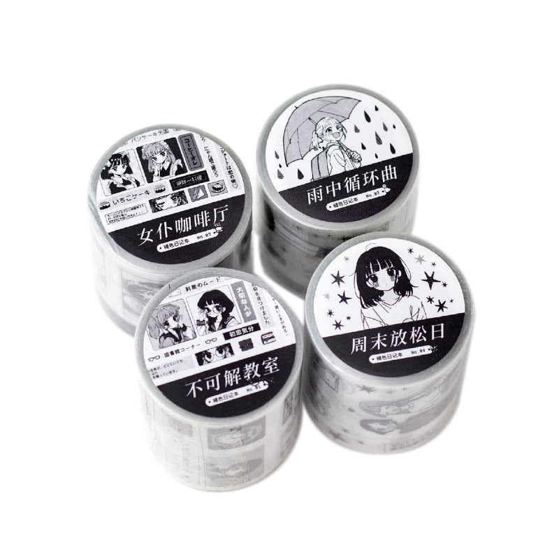 Twilight Fade Diary Series PET Tape, 2m - ViktaShop