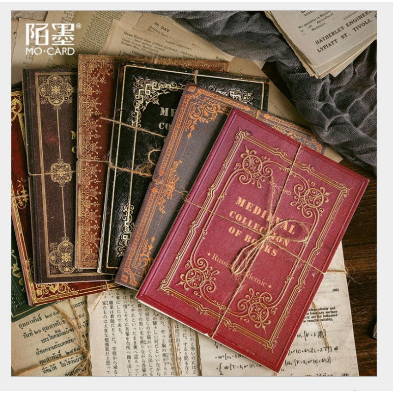 Retro Old Paper Scrapbooking Wall Stickers – Nostalgic Newspaper & Book Decoration, 12 Options - ViktaShop