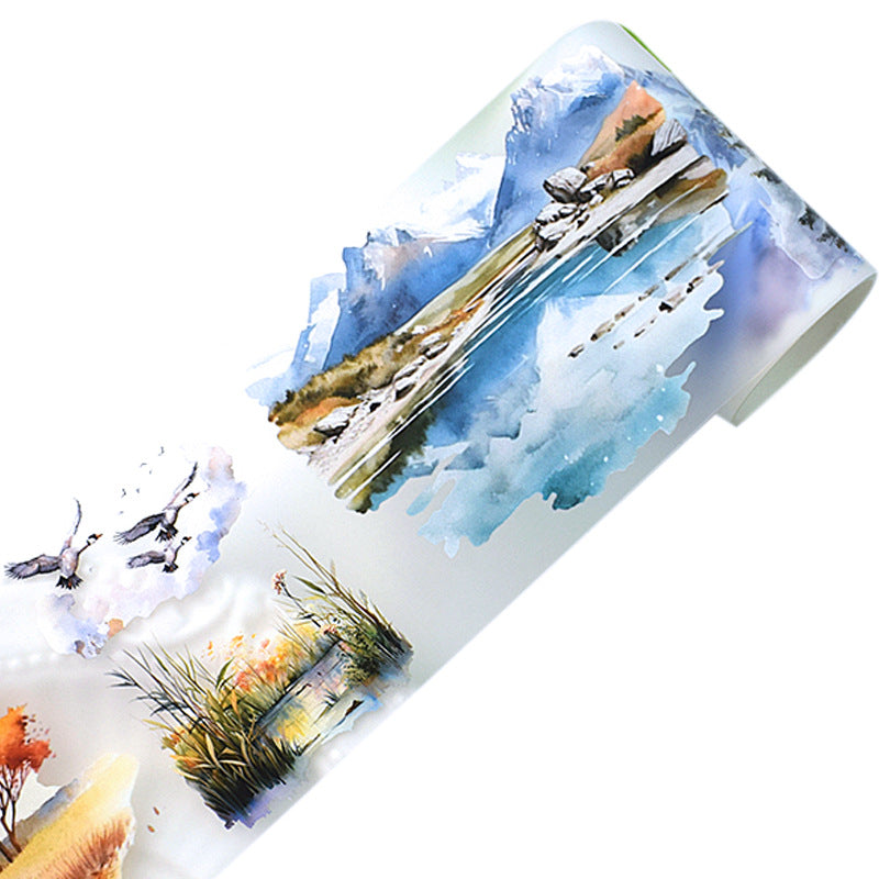 Fairy Tale Flower House PET Tape – 2 m - ViktaShop