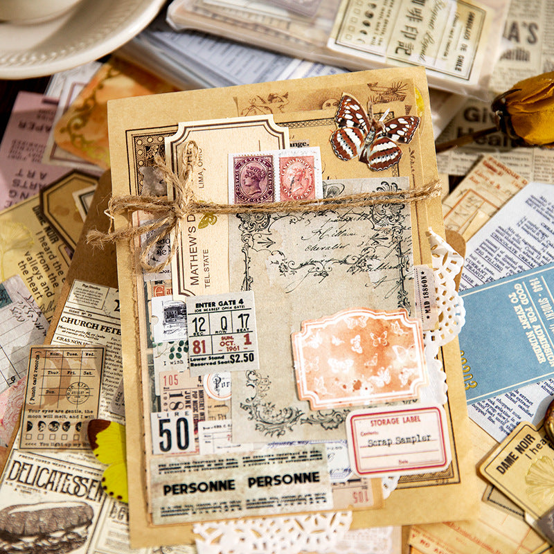 Retro DIY Material Bag – Years Chapter Series, 4 Options - ViktaShop