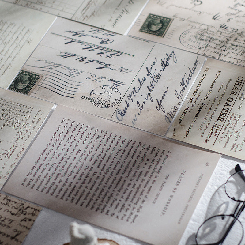 Retro Wall Decoration – Old Paper Card, 6 Options - ViktaShop