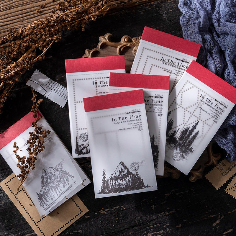 Special Paper Notebook - Afterglow Series, 6 Pcs - ViktaShop
