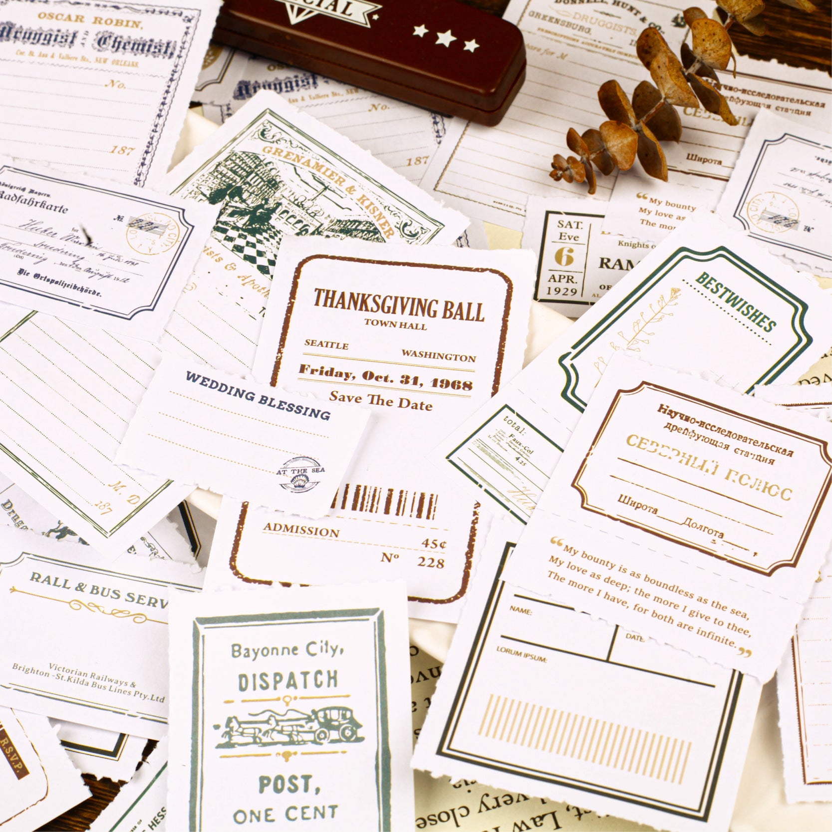 Tearable Notes - Letterhead Series, 30 Pcs - ViktaShop