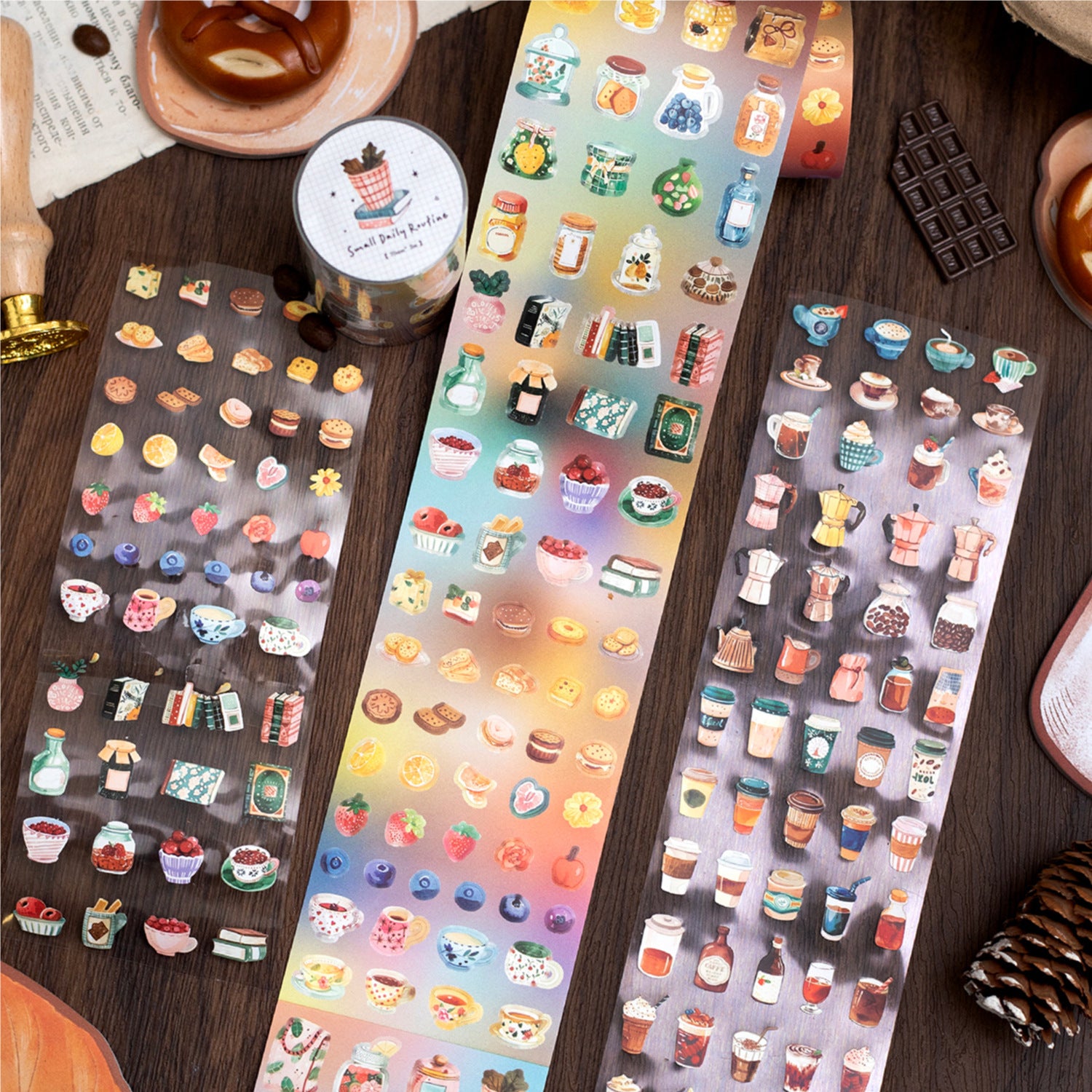 Small Daily Series – Adhesive Tape, Daily Life Theme, 2m - ViktaShop