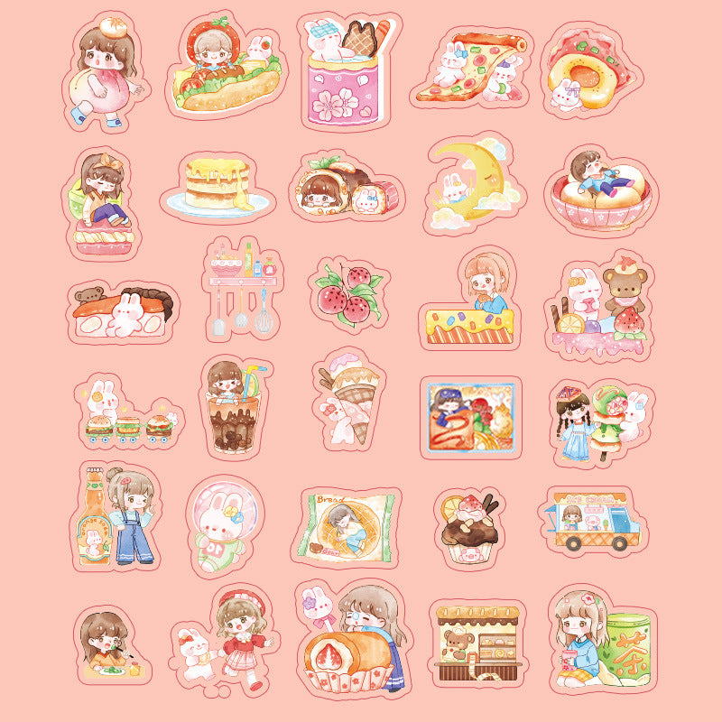 PET Sticker Bag - Shiny Series Cute Girl Theme - ViktaShop
