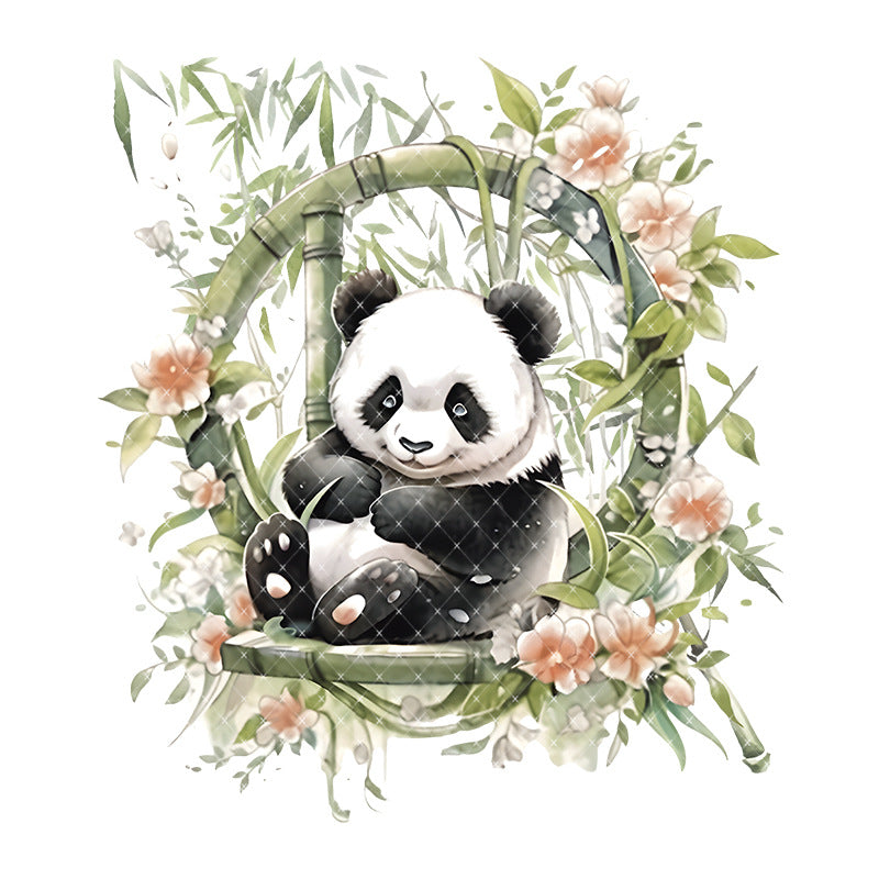 Dark Panda Flower PET Tape, 2m - ViktaShop