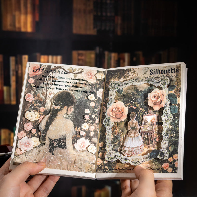 Retro Material Paper – 100 Pages for Scrapbooking & Journaling - ViktaShop