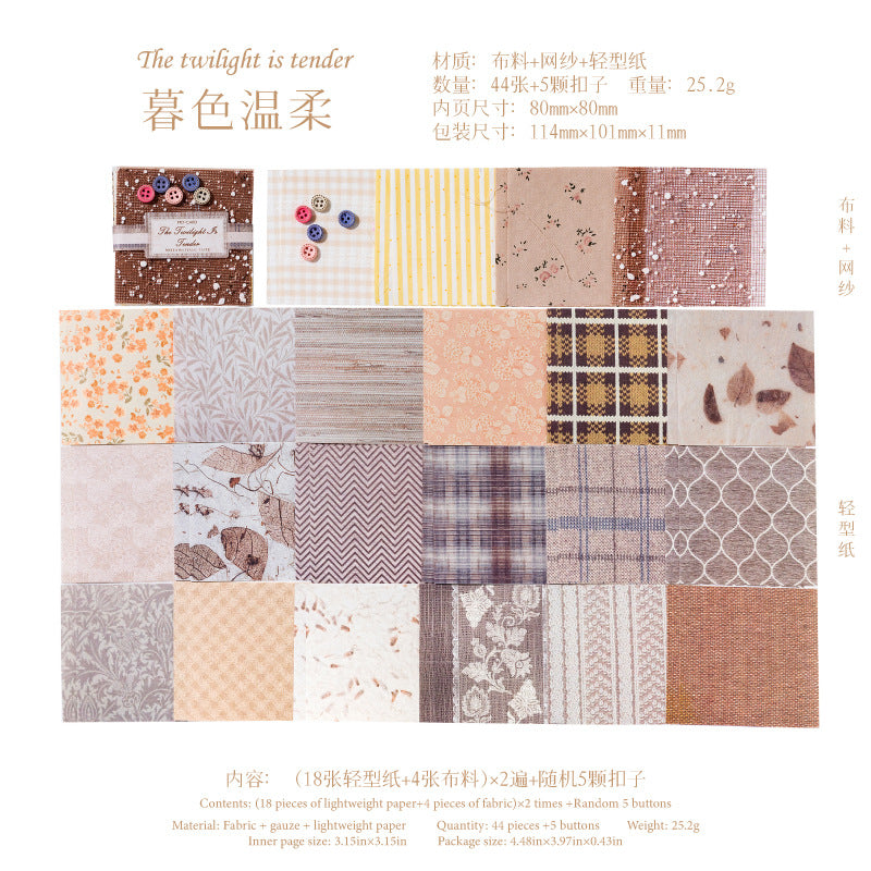Mixed Material Paper Cloth – Romantic Room Series Background, 6 Options