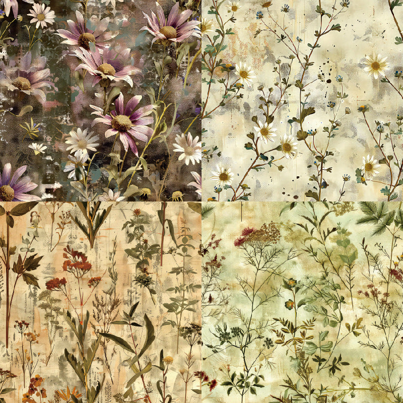 Nature material paper background 10 sheets