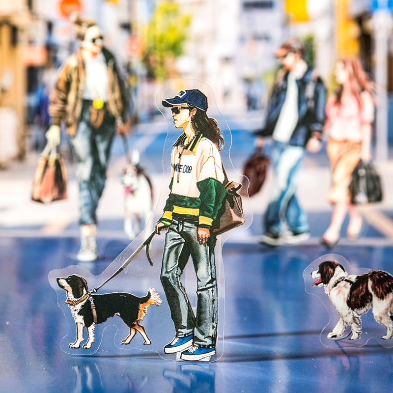 City Walk Series PET Sticker Pack, 6 Options - ViktaShop