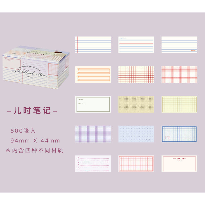 Note book set 600 sheets