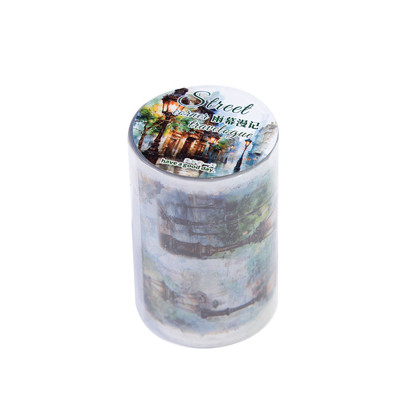 Street Corner Travel Notes PET Tape – A Beautiful Day Series, 2m - ViktaShop