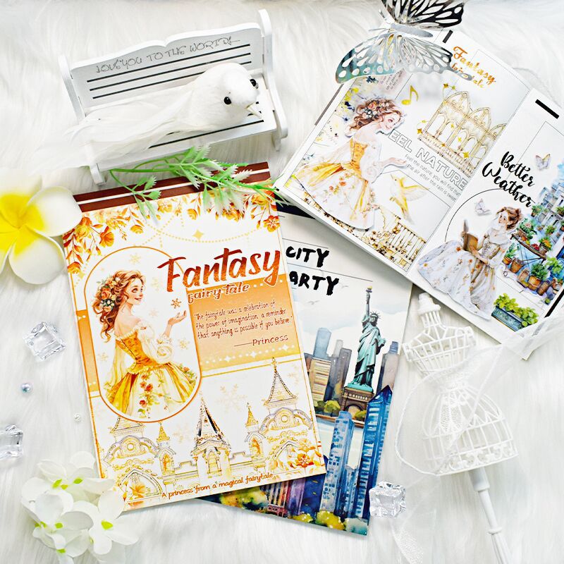 Cross-Border Figure Decoration Sticker Book – Waterproof PET Stickers - ViktaShop