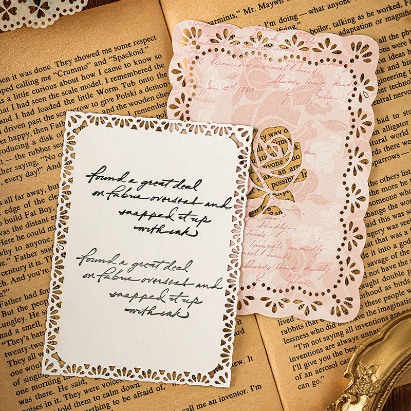 Hollow Matte Paper – Barnbu Lace Series, 4 Options - ViktaShop