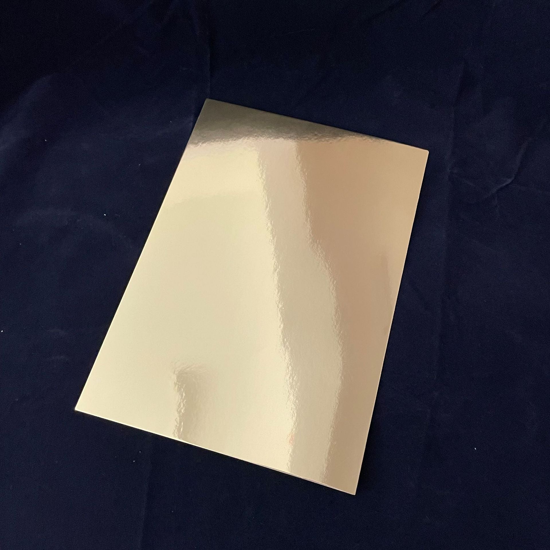 A4 Color Mirror Cardboard – Single-Sided Flash Paper for DIY Crafts, 12 Options - ViktaShop