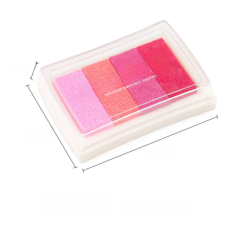 Rainbow Gradient Concave Waist Inkpad – Kids & Wedding Seal Use - ViktaShop