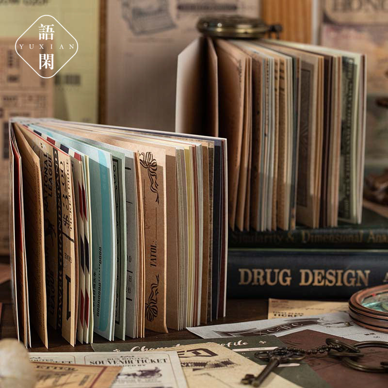 Light Retro Simulation Notes - Fleeting Time Series, 36 Pcs - ViktaShop