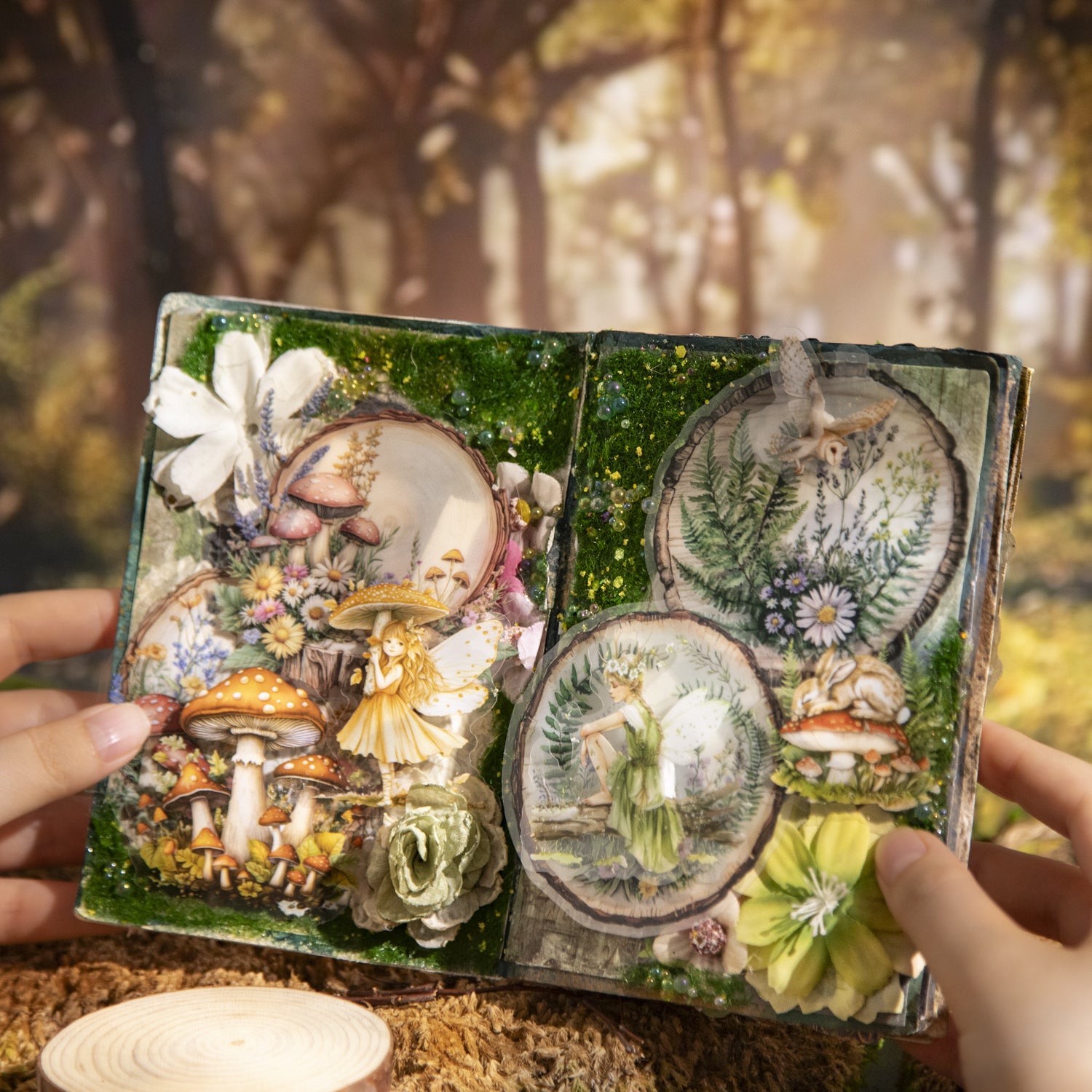 PET Stickers Forest Landscape 10 psc