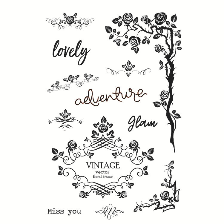 Transparent Silicone Creative Stamp – PVC DIY Seal for Journals & Crafts - ViktaShop