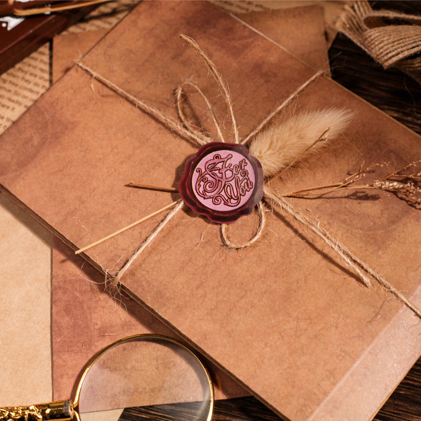 Kraft Paper Envelope & Bookmark Set - ViktaShop