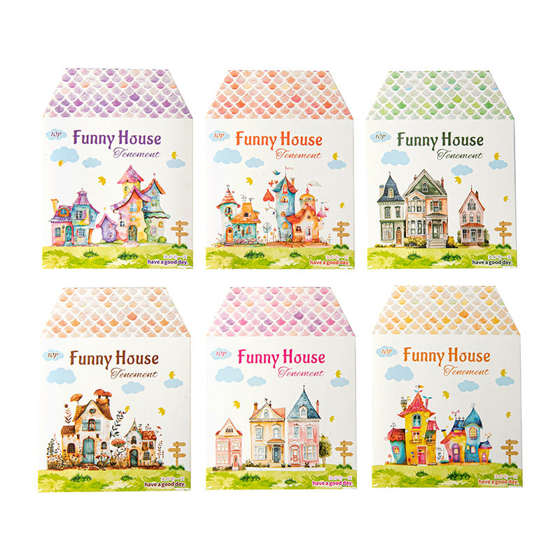 Fun House Series PET Stickers - ViktaShop