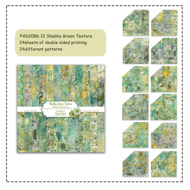 Double-Sided Pattern Paper – DIY Photo Album & Junk Journal Background - ViktaShop
