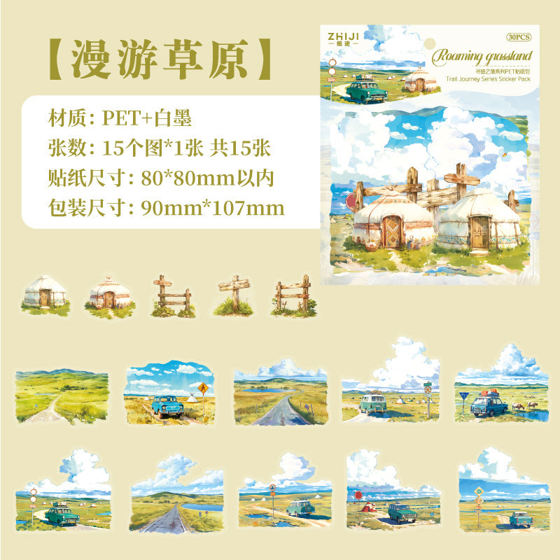 Journey Series PET Stickers - ViktaShop