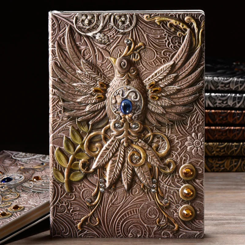 European Retro PU Travel Notebook – Vintage Softcover Diary, 4 Options - ViktaShop