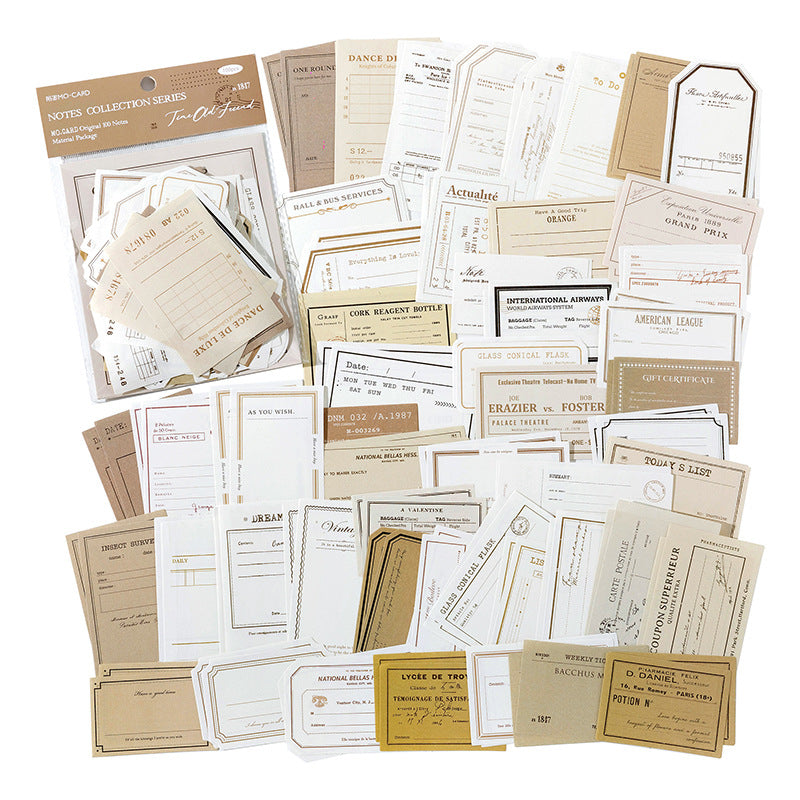Decorative Vintage Paper Notepads - ViktaShop
