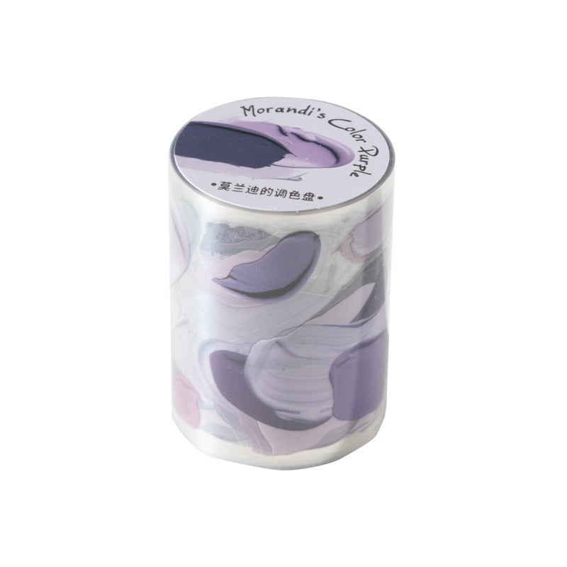 Morandi’s Palette PET Tape – Die-cut Collage Series, 2m - ViktaShop