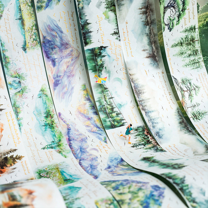 Bronzing & Paper Tape - Mountain Forest Poetry Series - ViktaShop