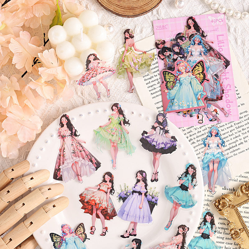 Charming Year Series Sticker Bag – DIY Collage & Note Stickers, 6 Options - ViktaShop