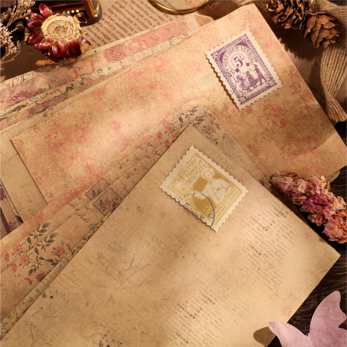 Retro Decorative Simple High-End Feeling Material Envelope Kraft Paper - ViktaShop