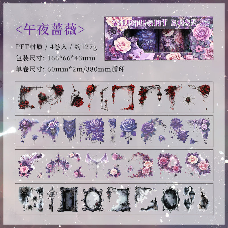 Ghost Rose Series Boxed Tape  2 Styles