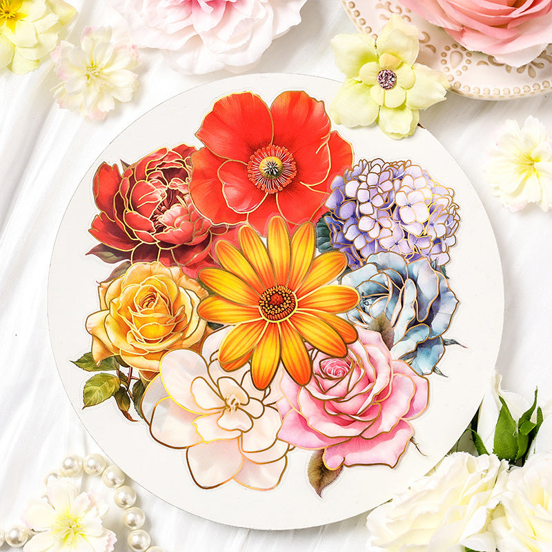 Flower Story PET Sticker pack 10 psc