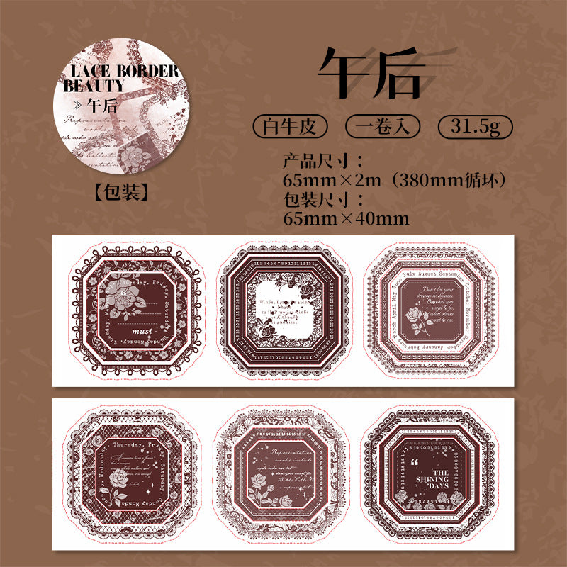 Hand Account Tape - Exquisite Collage Decoration Material, 380mm - ViktaShop